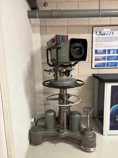 A studio television camera from the museum collection
